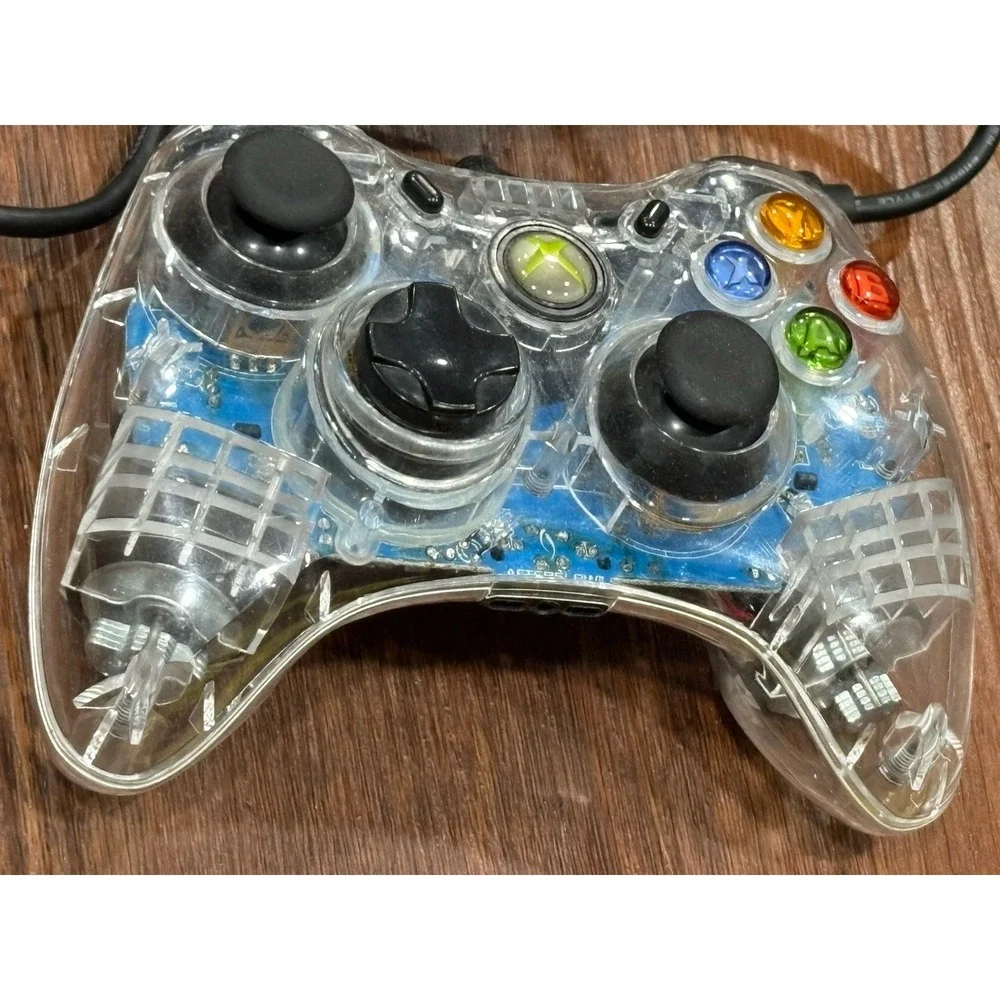 Microsoft Xbox 360 clear Afterglow PL 3702 Wired Controller